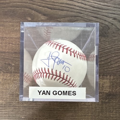 Yan gomes signed original - signed,